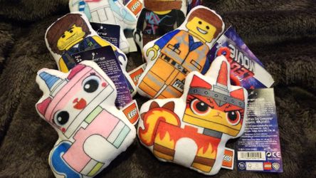 Lego2 plush clips