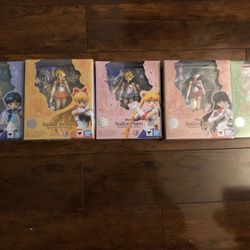Full Set Of 5 Sailor Moon “animation color” Sh Figuarts