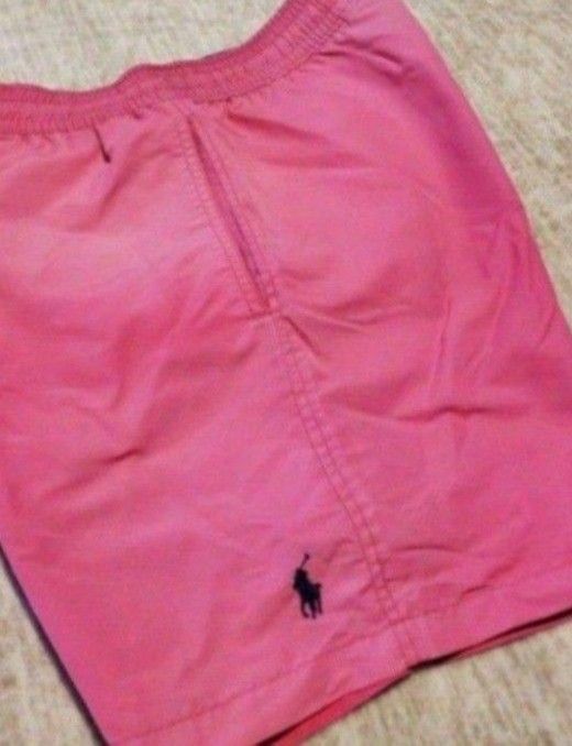 Men's Polo Ralph Lauren Pink Swim Suit. Size Small