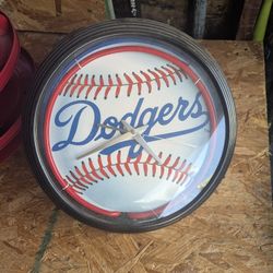 Dodgers Clock 