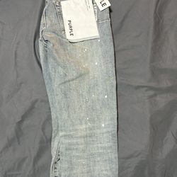 Purple jeans