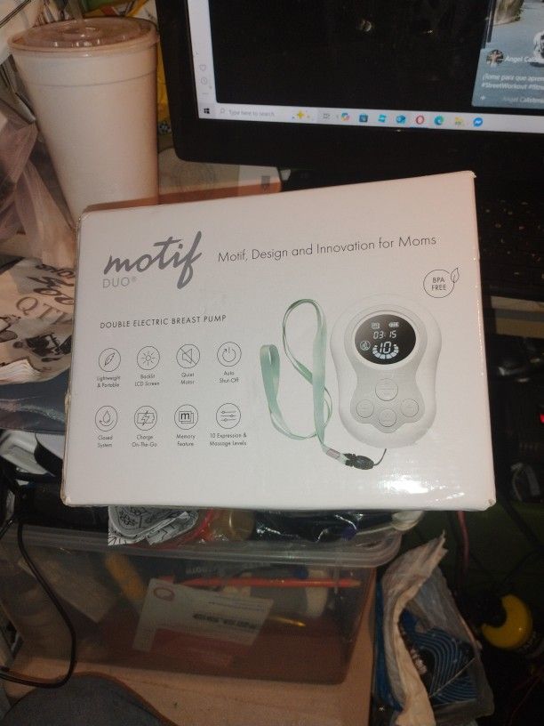 MOTIF DOUBLE ELECTRIC BREAST PUMP /SALE $60
