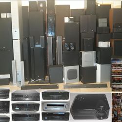 audio cd video dvd $1 speakers subwoofers soundbars amplifiers players stereo surround system available