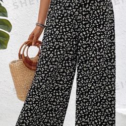 FLORAL PRINT PANTS