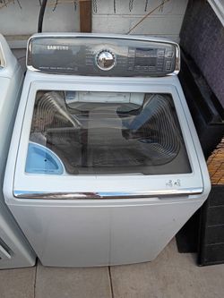 Samsung Smart Top Load Washing Machine and matching Smart dryer