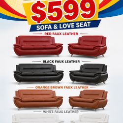 🔥 MODERN SOFA & LOVE SEAT SETS 🔥 Upgrade your living room without breaking the bank!