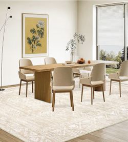 Aoyaomi Area Rug 9'x12' Beige