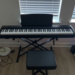Kawai ES120 88 Key Digital piano With Speakers - Black
