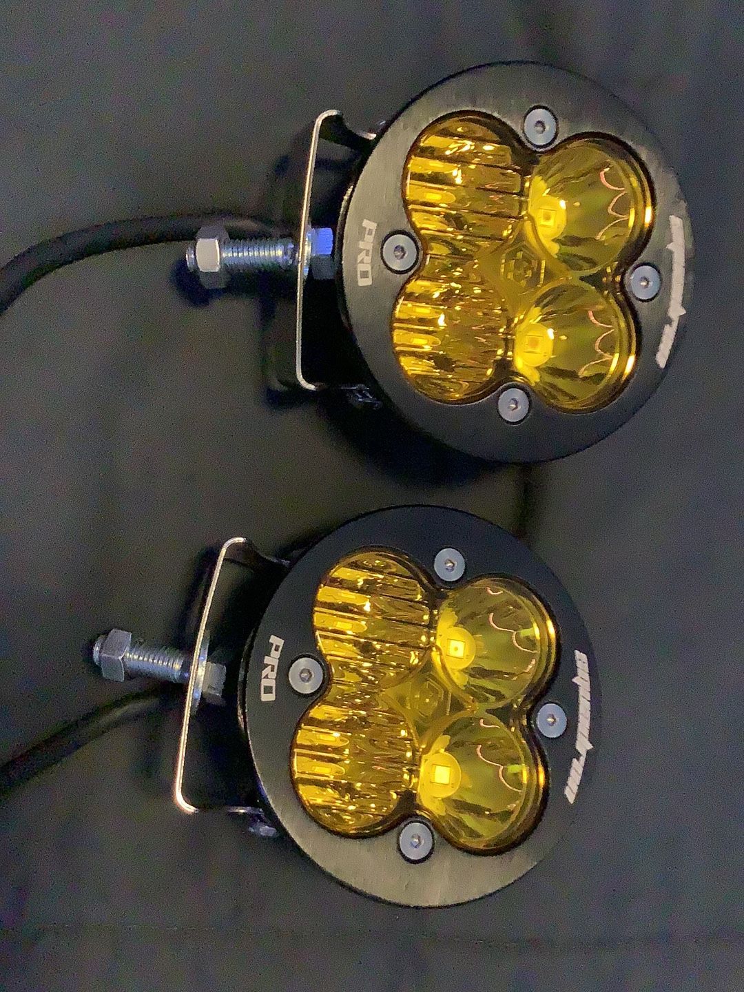 Baja Designs Squadron Pro In good working condition there’s nothing wrong with the lights what you see is what you get