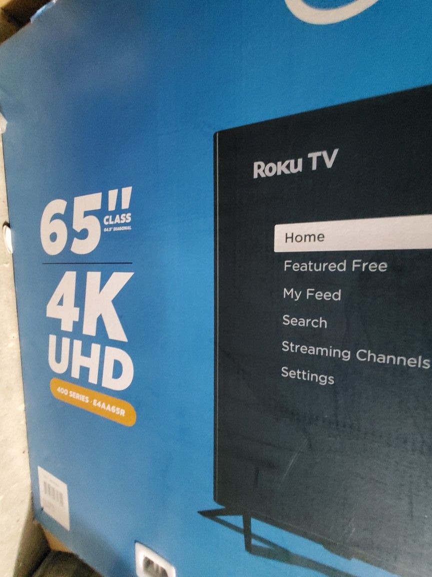 Brand New 65" Elements Smart Tv