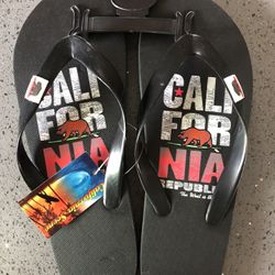Mens Size 11 California Logo Sandals 