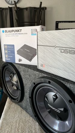 New Kenwood dual 12” subwoofer 🔊 package