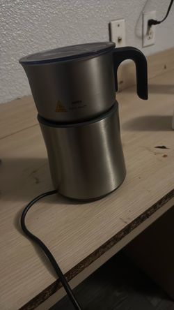 detachable stainless steel electric milk frother and hot chocolate maker