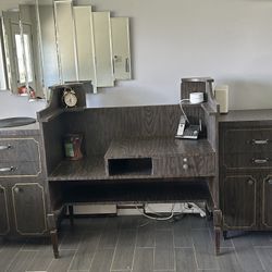 4 Dressers (only Two Shown) & One Desk
