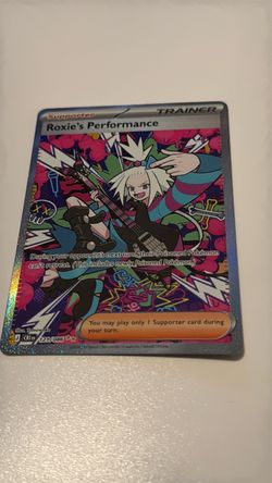 Pokémon TCG Roxie's Performance 121/086 Full Art Trainer
