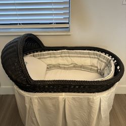 Pottery Barn Bassinet and Skirt - $300 OBO - Over $500 New