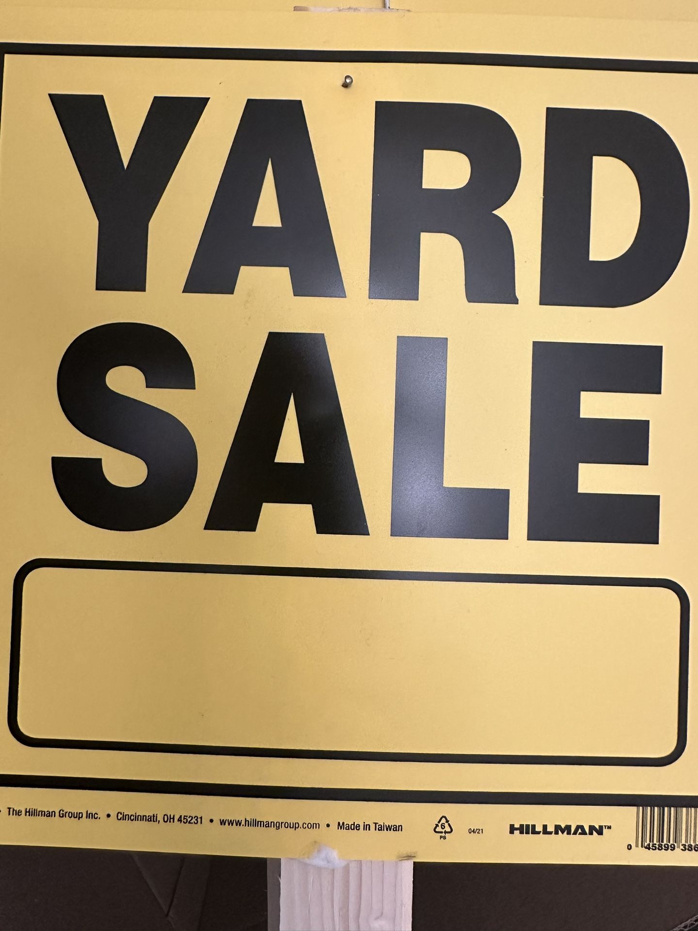 Yard Sale