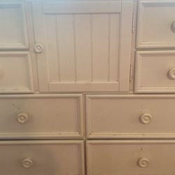 Dresser with mirror