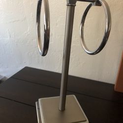 Hand towel With 2 Hanging Rings For Bathroom 