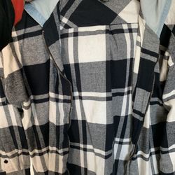 Women Plus Flannel jacket