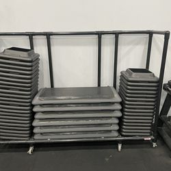 Aerobic Step Exercise Board With Risers 