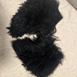 UGG Black Fur Boots