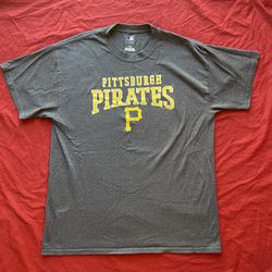 Men's Pittsburgh Pirates T-Shirt MLB Size Large Gray