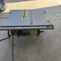 10” Ryobi Table Saw 15amp 
