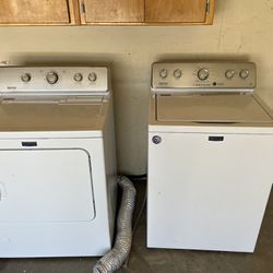 Washer and Dryer (Gas) Maytag