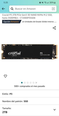 Crucial P3 2TB PCIe Gen
