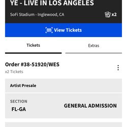Ye Los Angeles Show 4/1