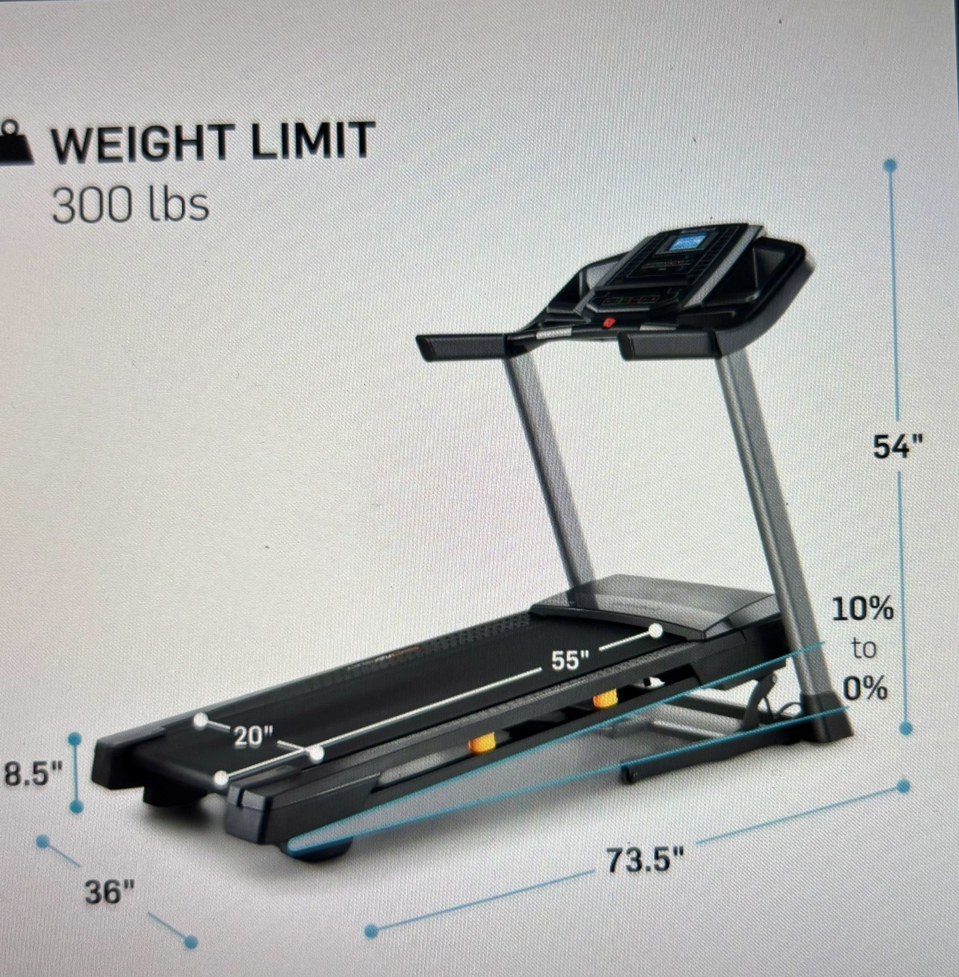 NORDIC TRACK T Series Electric Foldable TREADMILL