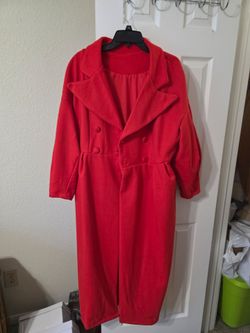 Red Pea coat