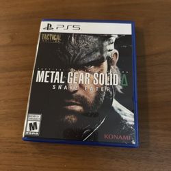 Metal Gear Solid PS5