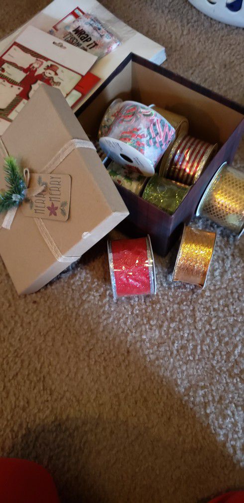 Christmas Ribbon W/ Box