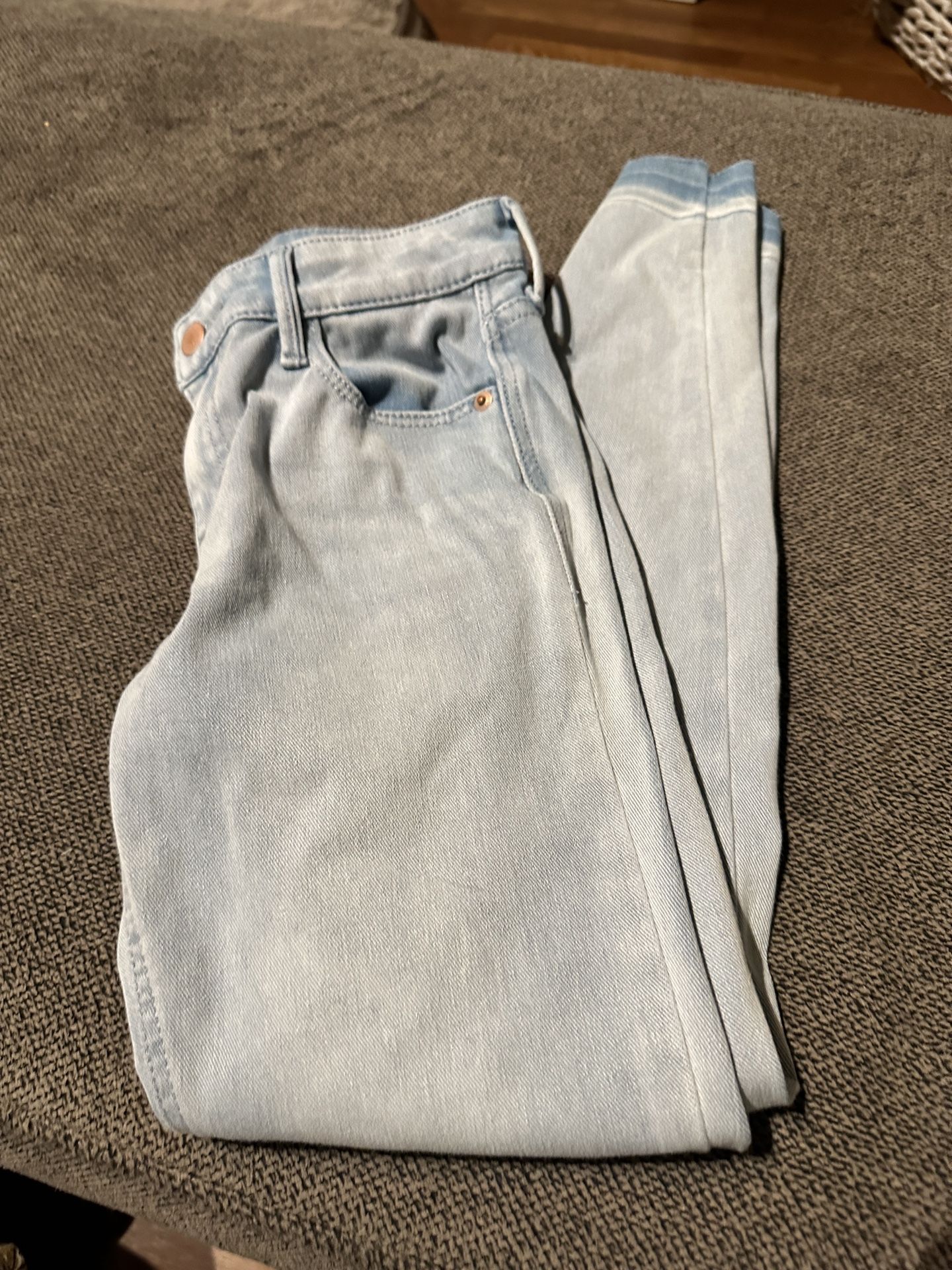 Old Navy Light Wash Super Skinny Rock Star Jeans Size 00