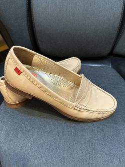 Womens Genuine Leather Comfort Slip on Penny Loafers