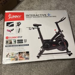 Sunny Interactive Smart Magnetic Exercise Bike 