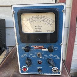 Vintage EICO 221 Ohm Meter untested barn find