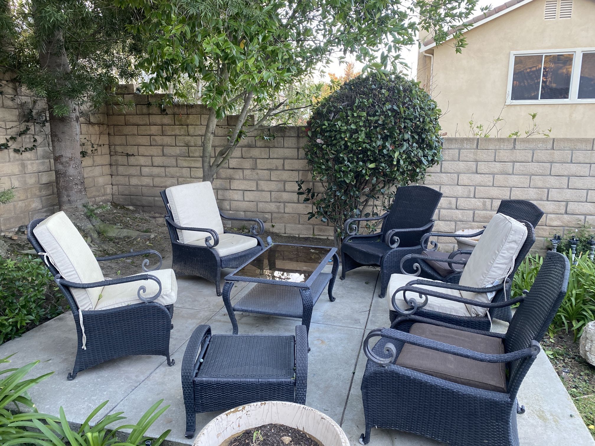 Dark Brown Patio Furniture