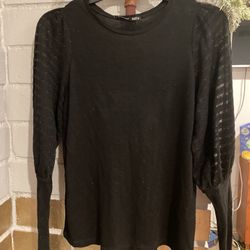 Zara Black Shirt Size S-M