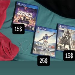 PS4 Games - Agents of Mayhem, Madden NFL 16, Destiny