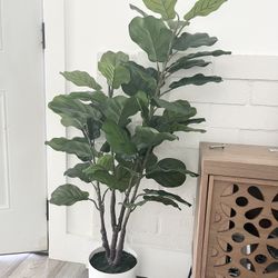 4 Ft Fiddle Fig Artificial Plant Decor