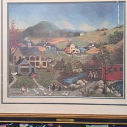 Herding The Geese Print