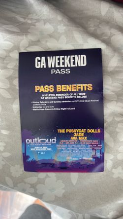 Ga weekend pass out loud music festival two tickets