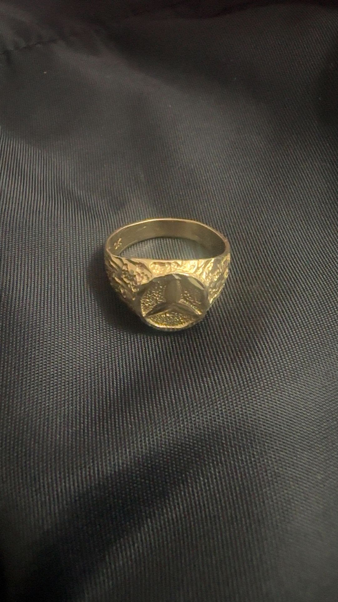 10k gold benz ring