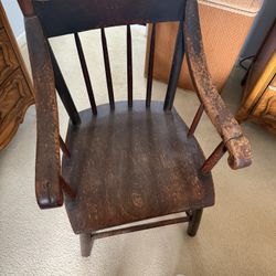 Vintage Windsor Armchair – Primitive Rustic Farmhouse Charm