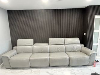 Leather sofa