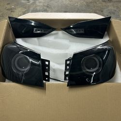 (2018+) Infiniti Q50 Skyline / 400R Style Smoked LED Taillights 