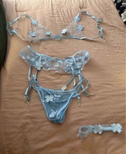 Super cute blue butterfly rave set!
